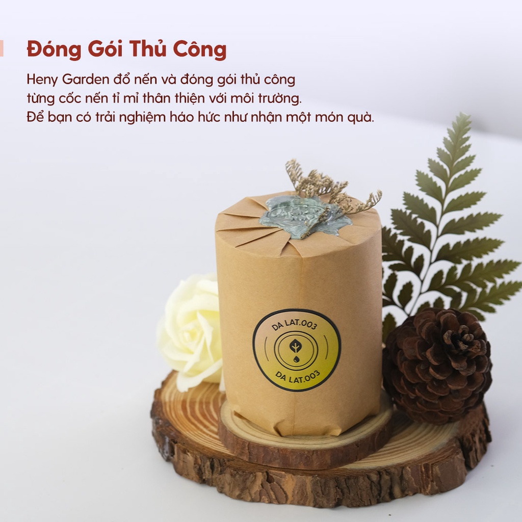 Nến Thơm Thư Giãn Chill & Mùi Hương Dễ Ngủ HENY GARDEN