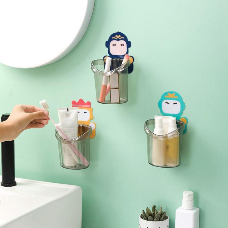 Hoạt Hình Giá Đựng Bàn Chải Đánh Răng Gắn Tường Tiện Dụng