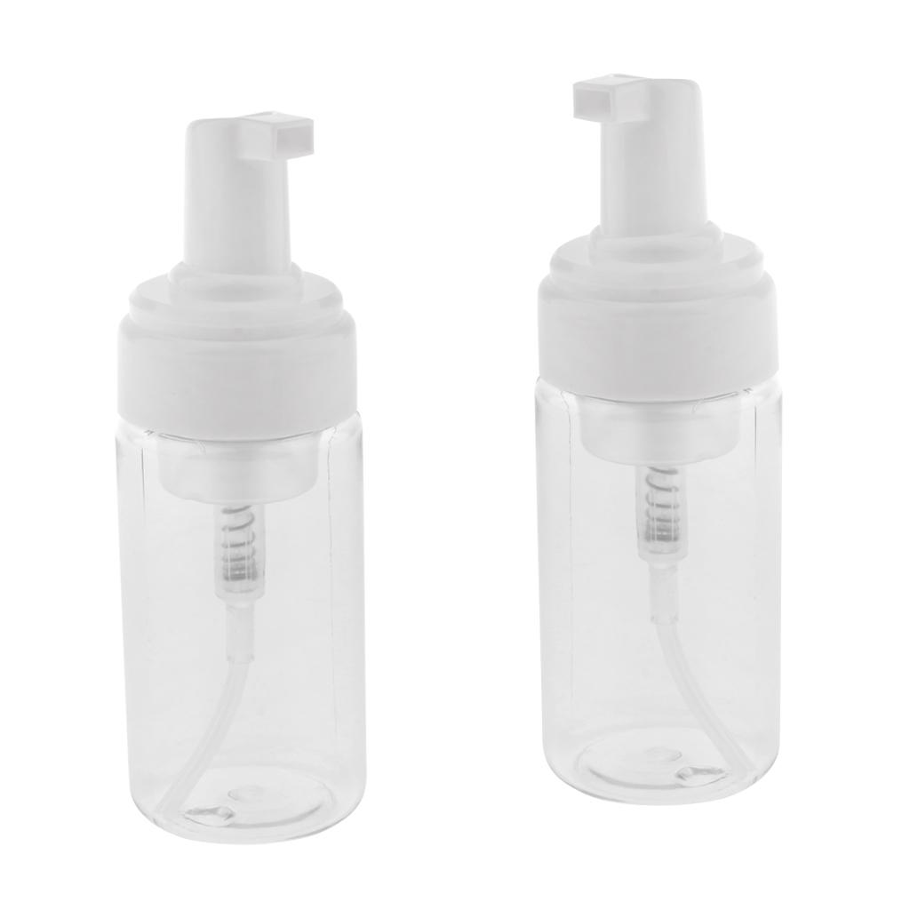 2x Chai Có Thể Bơm Lại Chai Nước Nóng Bọt Chất Lỏng Bơm Bọt Xà Phòng Chai 100ml