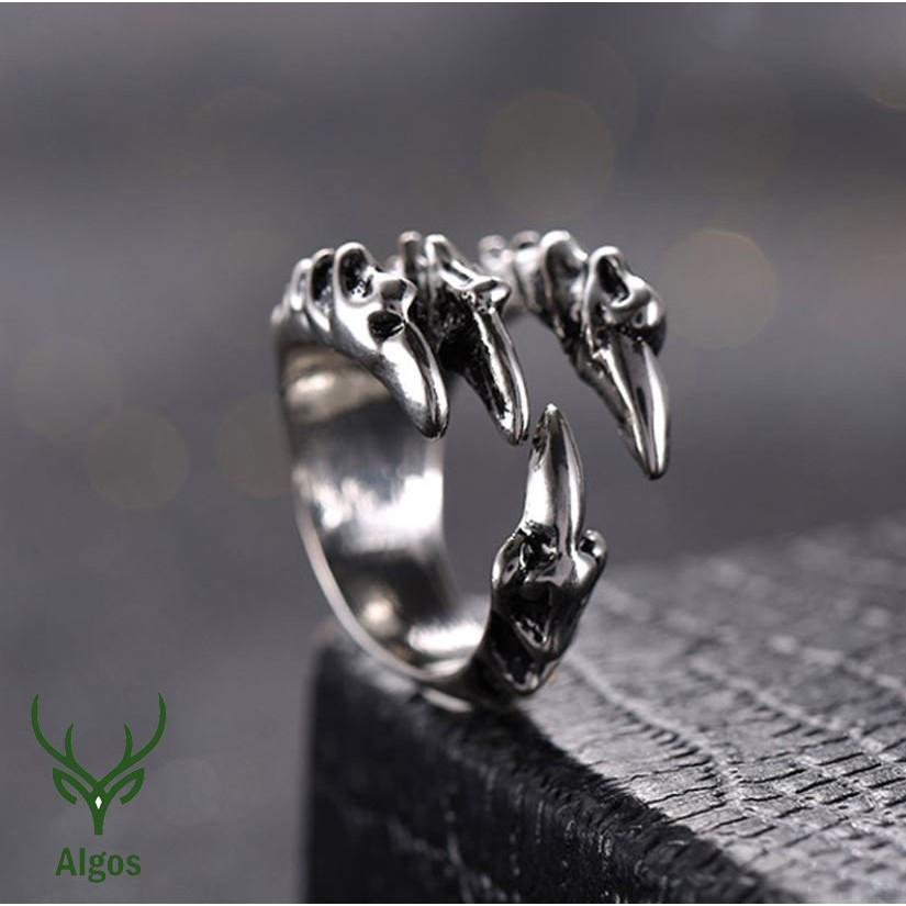 Nhẫn hình móng quỷ - Chất liệu titan siêu bền, siêu rẻ phù hợp mọi phong cách