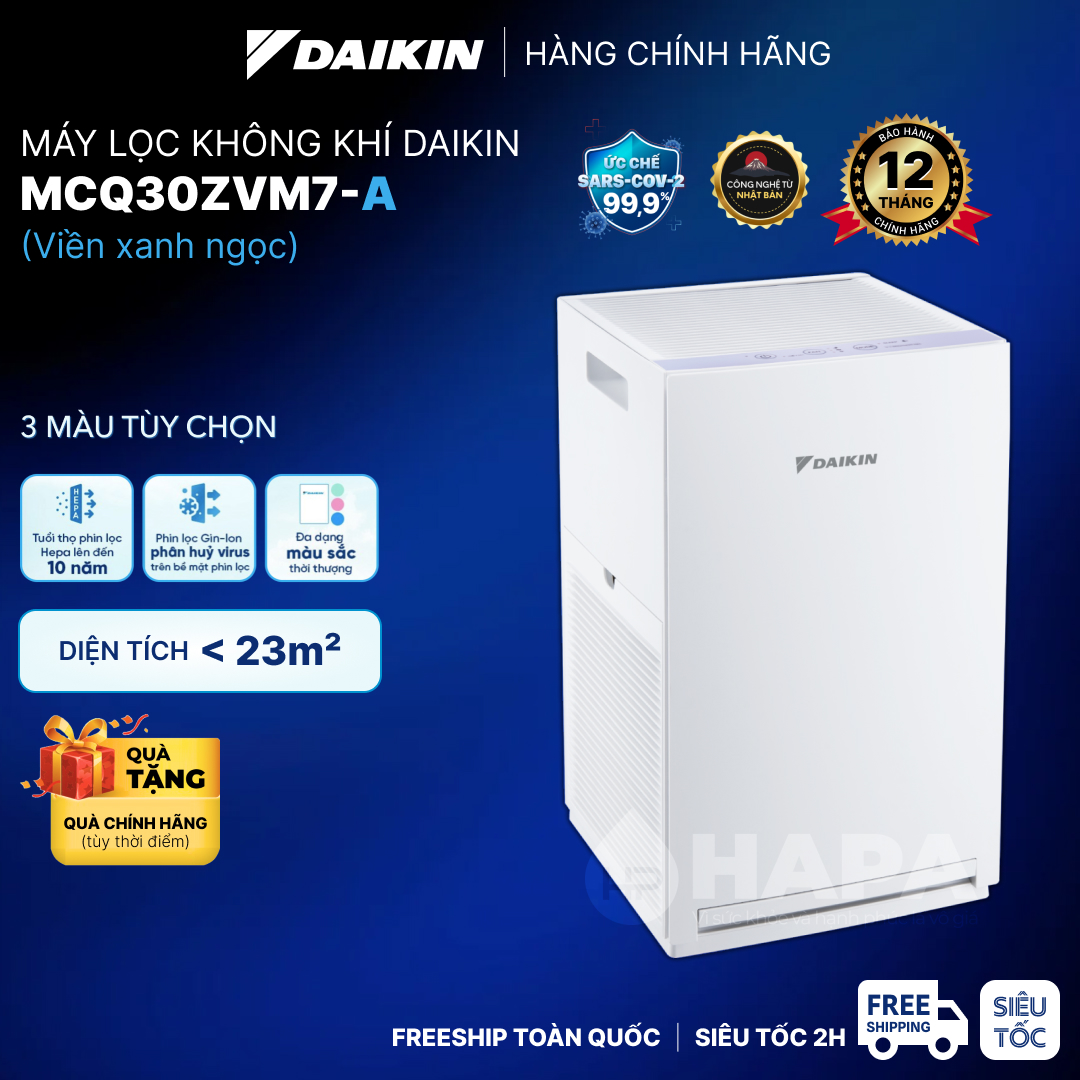 Máy Lọc Không Khí DAIKIN Full Models Công nghệ HEPA, Streamer, ION Plasma, Tạo Ẩm - Hàng Chính Hãng DAIKIN