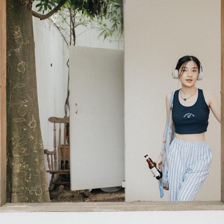 Kuchimachic - Áo Tank Top thun tăm thêu chữ Kuchimachic MÃ KUCR07
