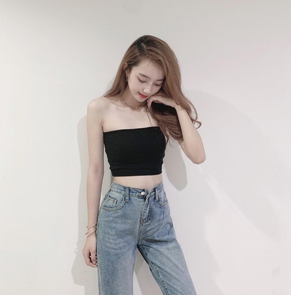 Áo ống thun croptop 