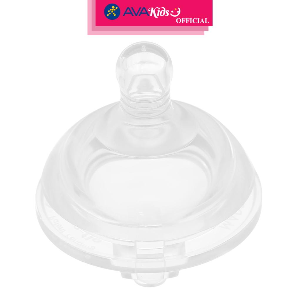 Bộ 2 núm ti Pur Milk Safe 9823 cổ rộng size L (từ 6 tháng) - Hàng Chính Hãng