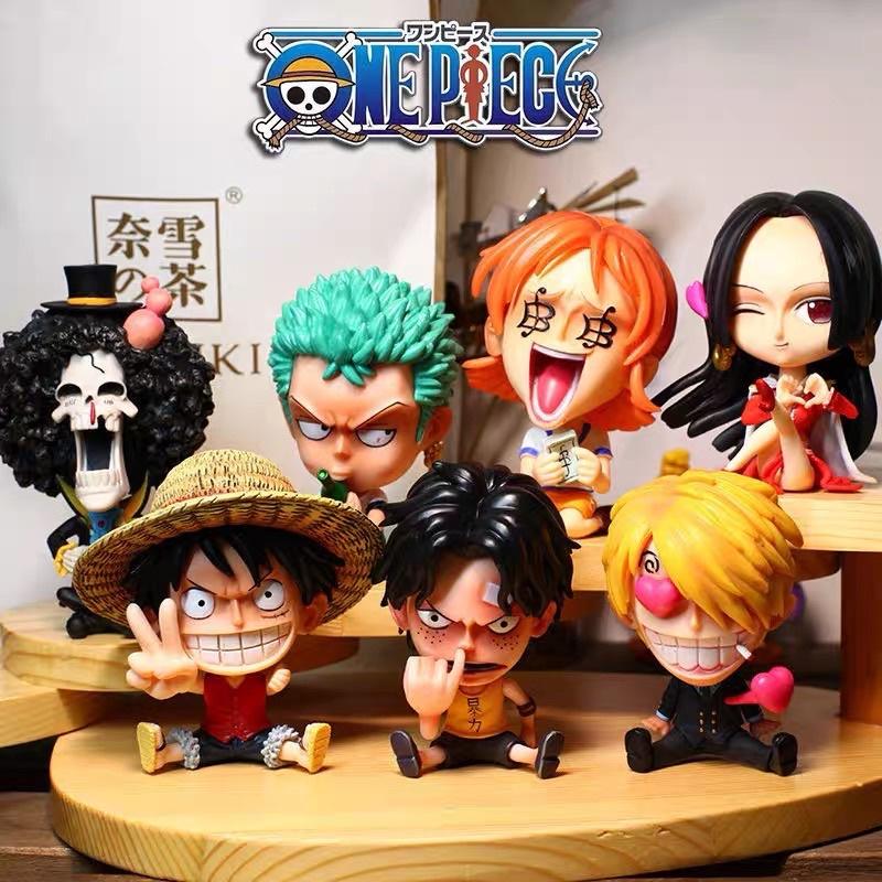 Mô hình One Piece phiên bản Q búp bê đồ trang trí