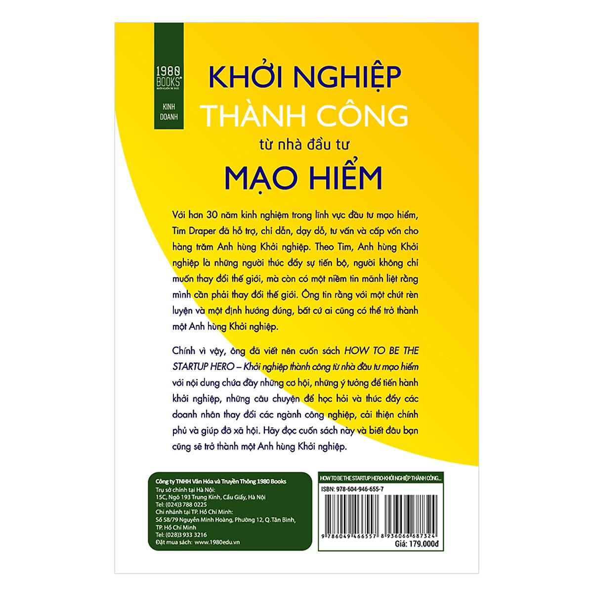 Khởi Nghiệp Thành Công Từ Nhà Đầu Tư Mạo Hiểm - Bản Quyền