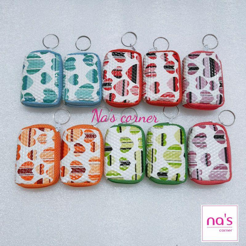 10 túi ví mini kiêm móc khoá da đẹp đủ màu