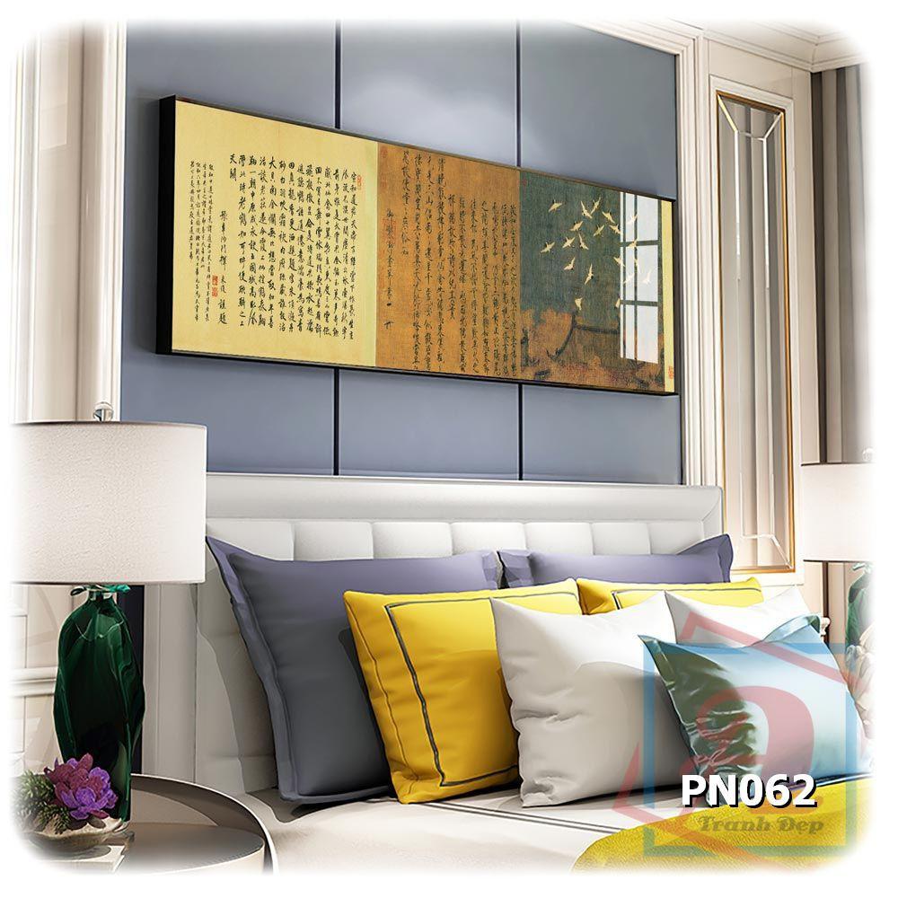 Tranh canvas khổ lớn trang trí phòng ngủ - PN062