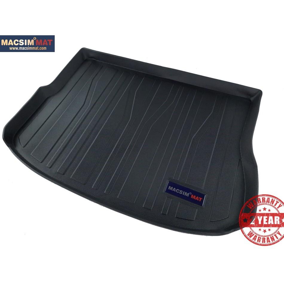 Thảm lót cốp xe ô tô Ranger Rover Evoque 2011-2015 nhãn hiệu Macsim chất liệu TPV cao cấp màu đen