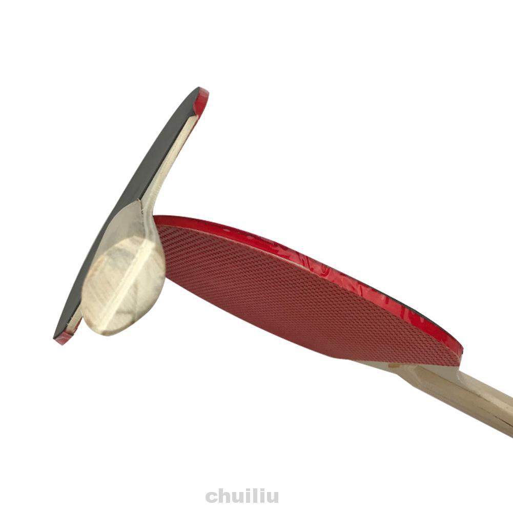 Set 2 Vợt Bóng Bàn 3 Trái Bóng Chống Trượt Cho Người Mới Bắt Đầu