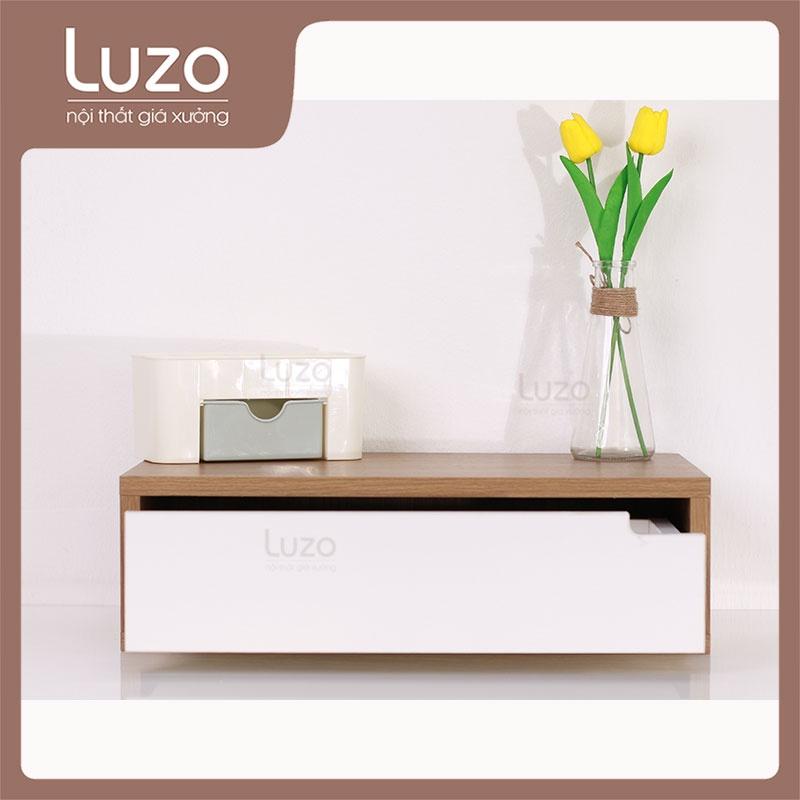 Bàn trang điểm treo tường gỗ MDF nhập khẩu Malaysia phong cách Hàn Quốc BTD TT1 - Luzo Home