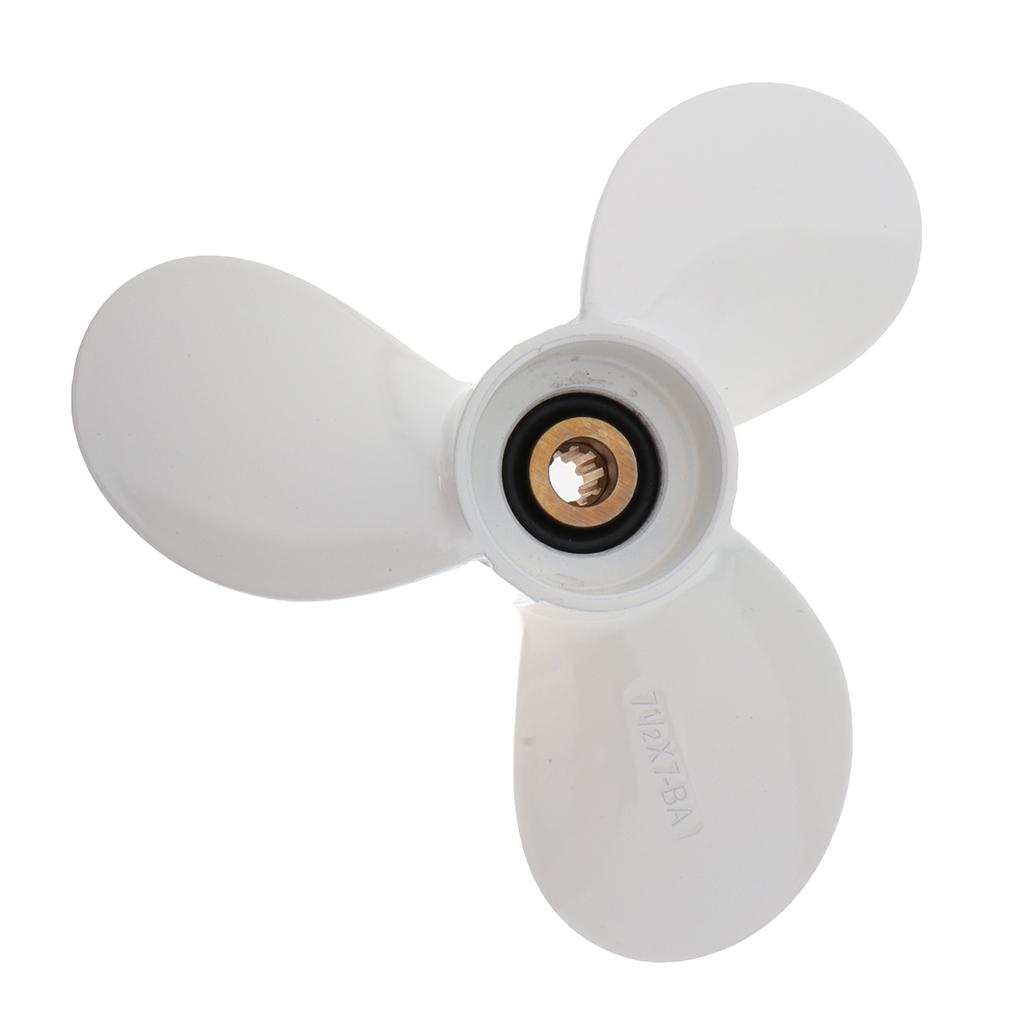 Aluminum Alloy Marine Boat Yacht Propeller 4-5-6HP Fit for Yamaha 7 1/2x7-BA