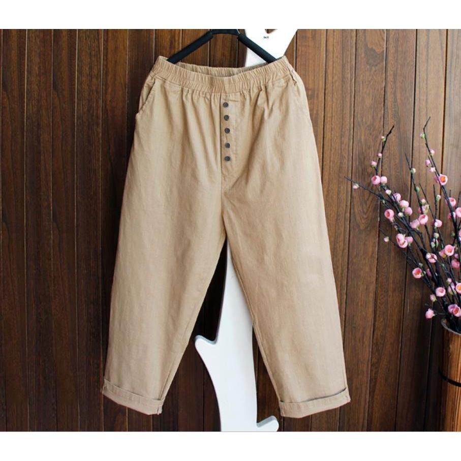 Quần baggy nữ full size từ 45 đến 95 kg D17