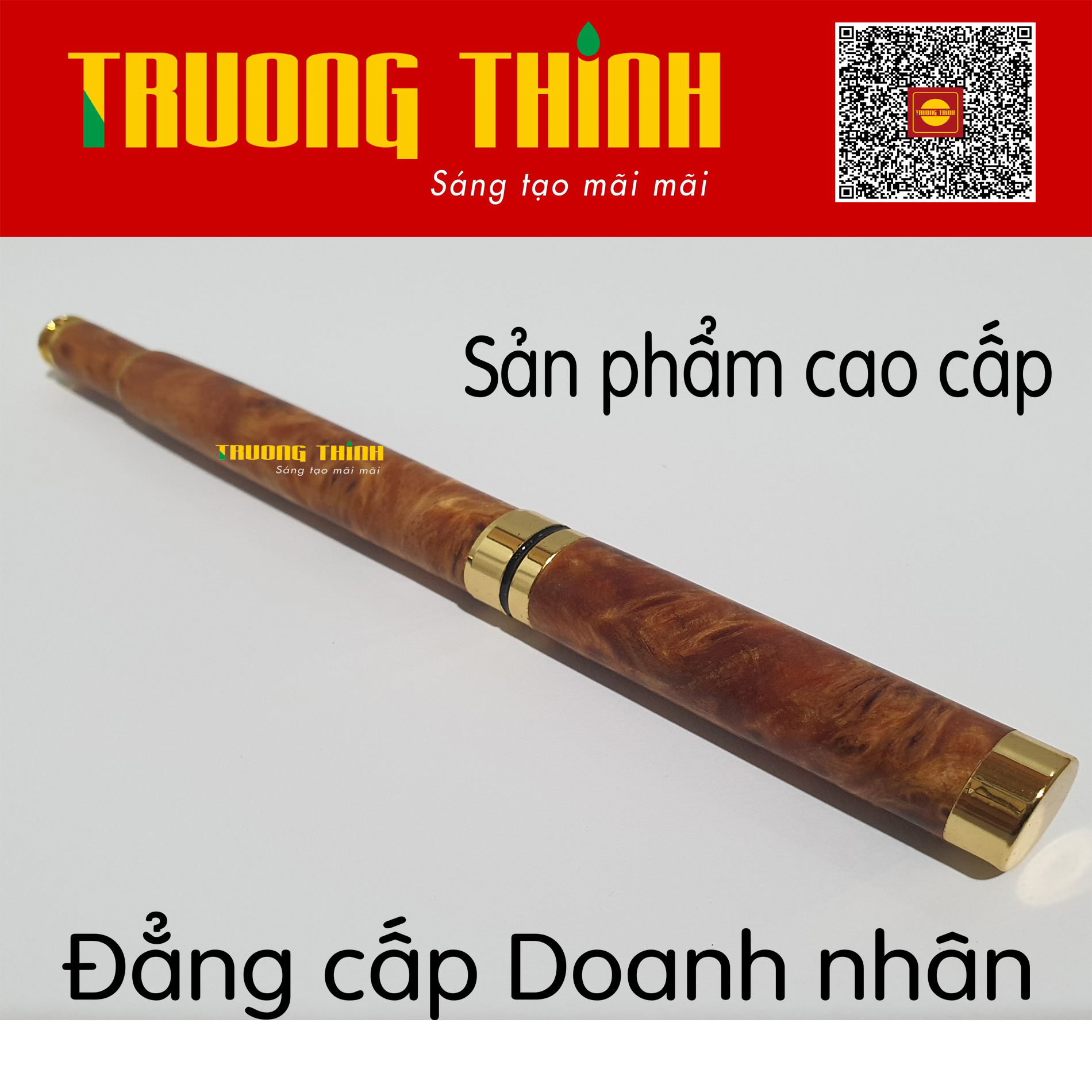 Bút Ký Gỗ Huyết Long Rồng Trường Thịnh Chính Hãng Sang Trọng Bền Đẹp Đẳng Cấp Doanh Nhân.Loại Rút 14.5 cm