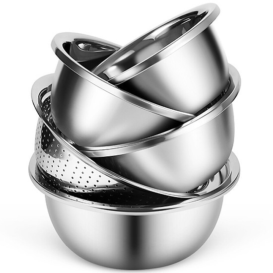 BỘ 5 CHẬU RỬA INOX ĐA NĂNG TIỆN DỤNG