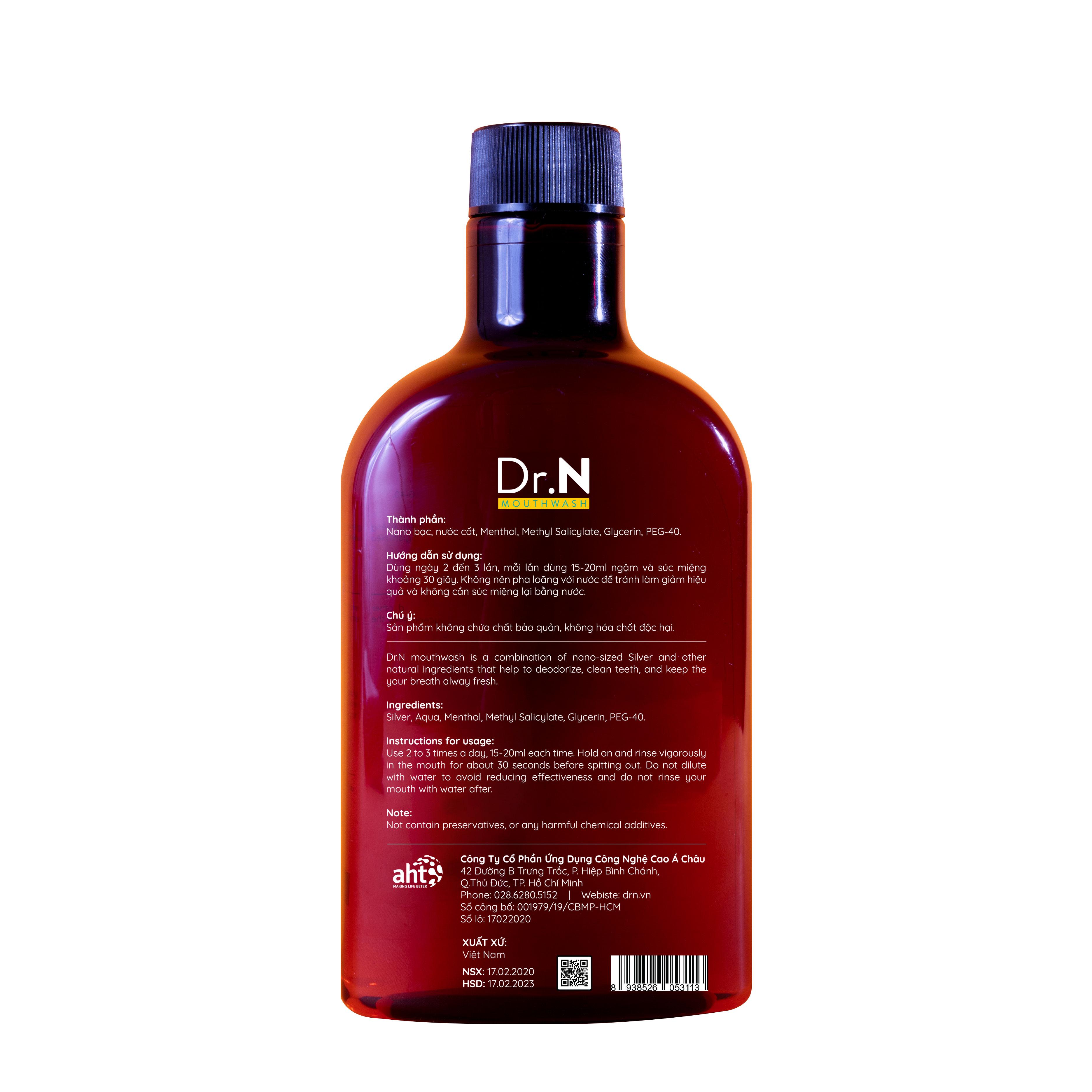 Nước súc miệng Dr.N 350ml