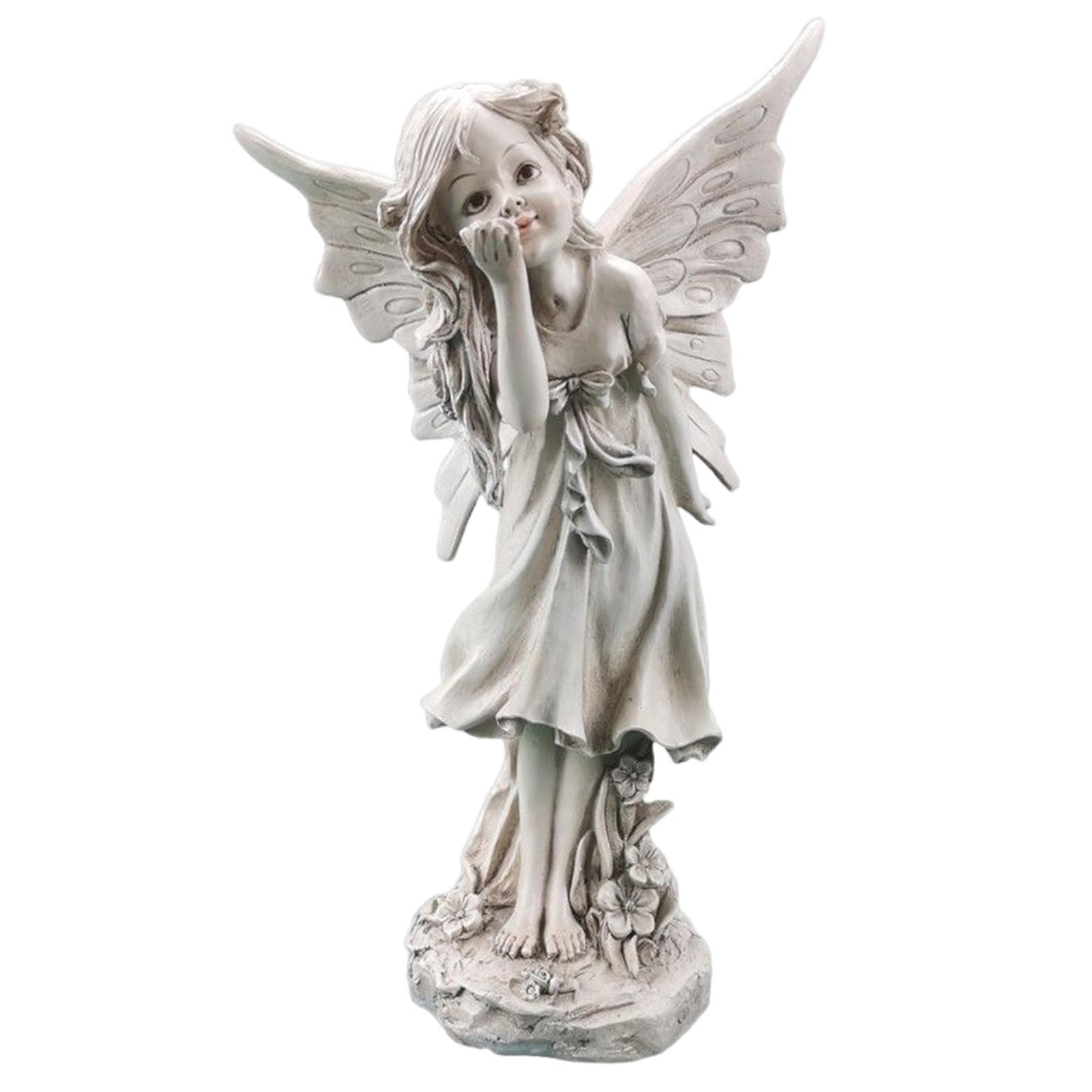 Garden Fairy Statue Figurine  Resin Ornament