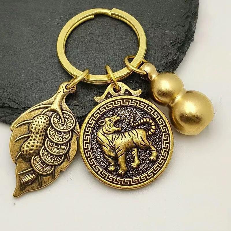 Móc Khóa Xe Máy Ô Tô 12 Con Giáp TUỔI CỌP Phong Thủy THEO BẢN MỆNH - AnNhien