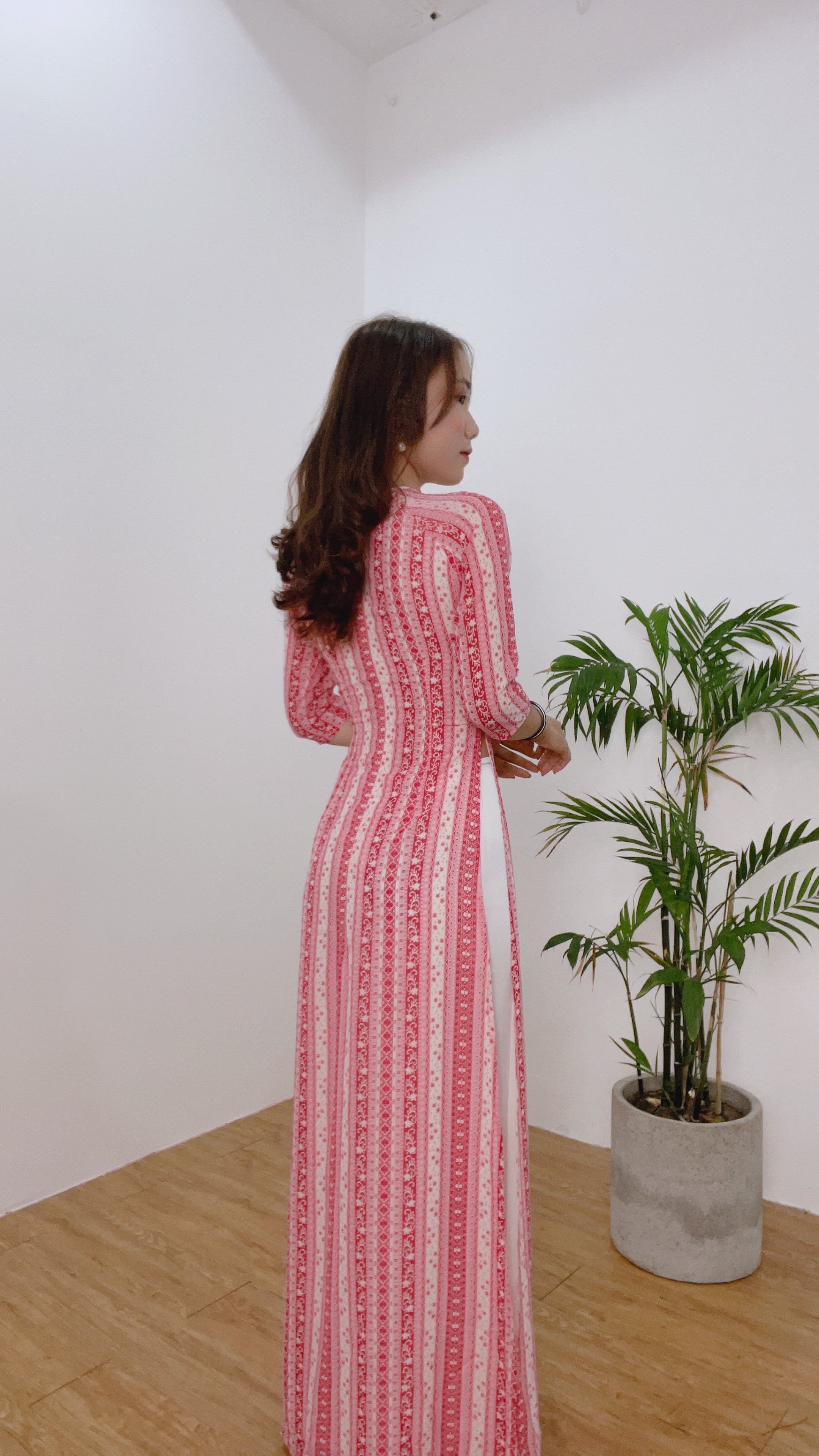 Áo dài vol 4 tà cao cấp - D07