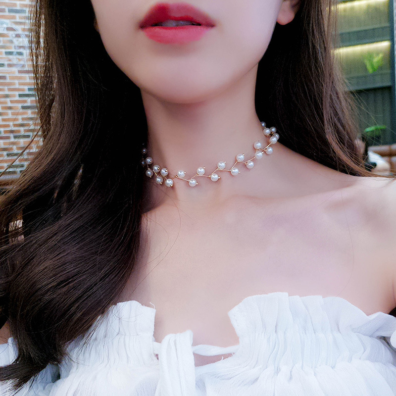 Vòng cổ Chocker Nữ Cá Tính Dạng Hạt Phong Cách Hàn Quốc  XB-DB39- Bảo Ngọc Jewelry