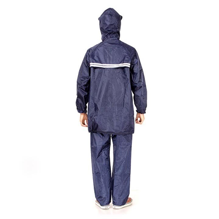 Bộ Quần Áo Đi Mưa Vải Dù Nguyên Bộ Siêu Bền Size XXL