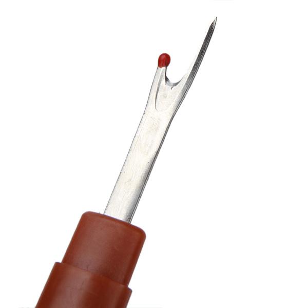 Brown Seam Ripper + Tomato Shape Pin Cushion Useful Sewing Tool