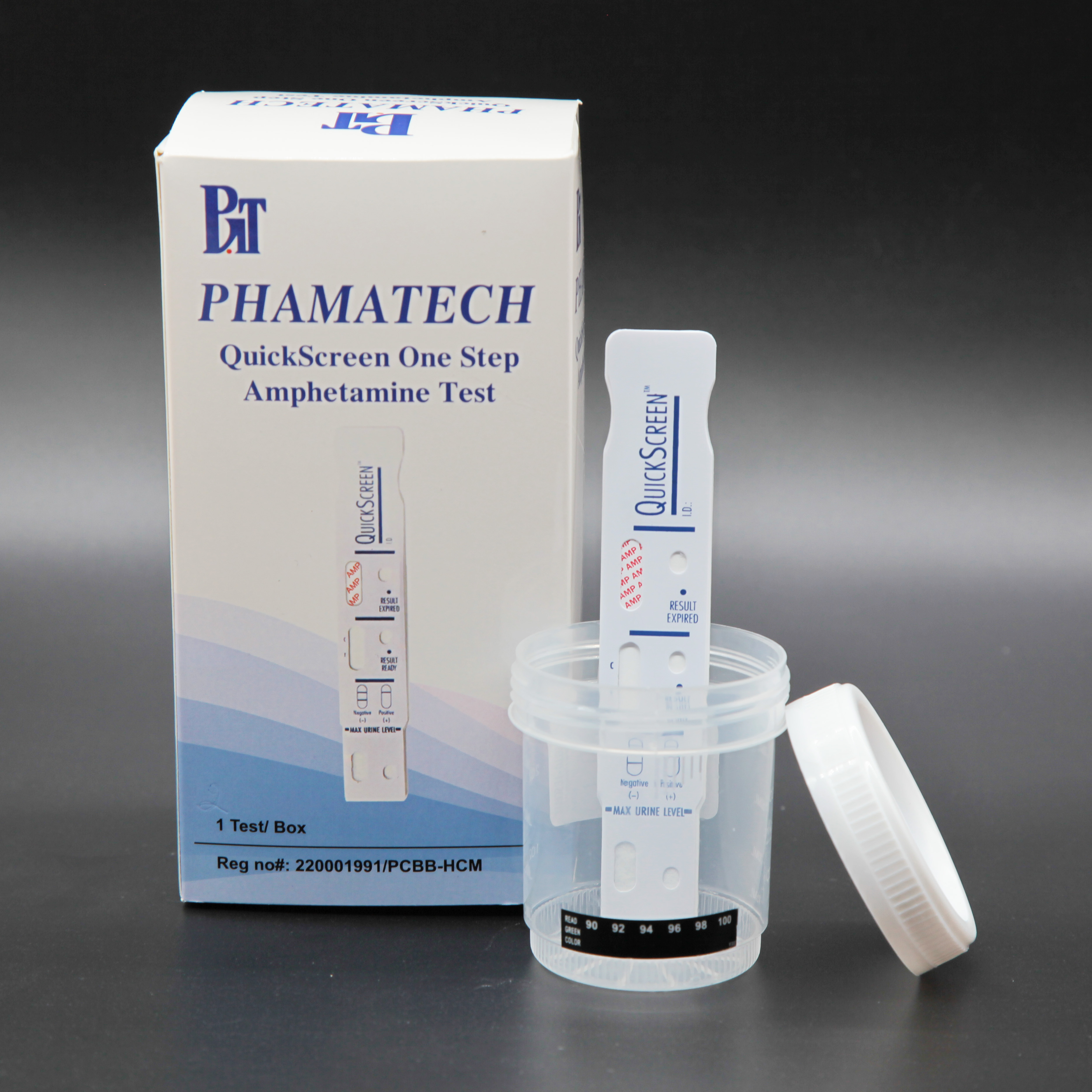 Phát hiện nhanh chất gây nghiện Amphetamine - Phamatech QuickScreen One Step Amphetamine Test