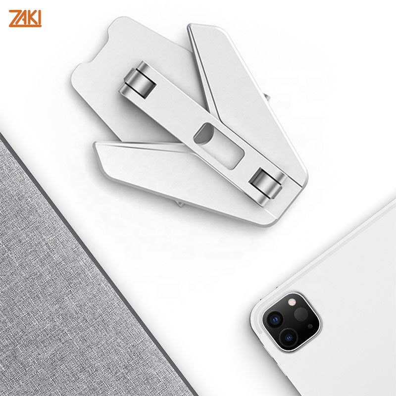 Giá đỡ cho điện thoại/iPad/Tablet hợp kim nhôm xếp gọn Zaki P10 - Hàng Chính Hãng