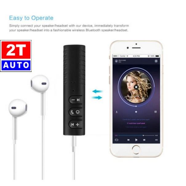 Thiết bị adapter kết nối Bluetooth cho xe hơi, điện thoại rảnh tay, nghe nhạc không dây: SKU:317