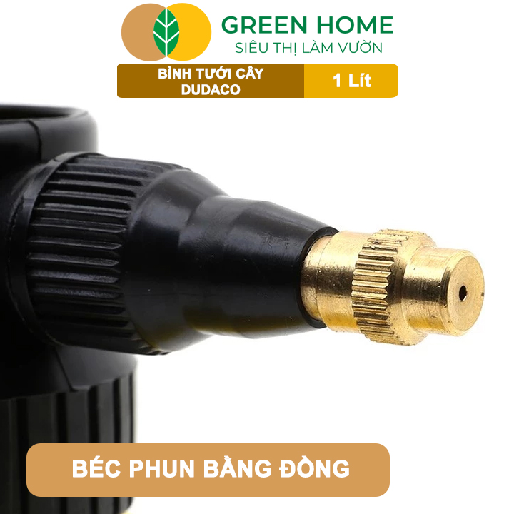 Bình Tưới Cây GreenHome, Dudaco, 1 Lít, Phun Xa 2 Chế Độ, Bơm Nhẹ Tay, Bình Tưới Cây Phun Sương, Bền
