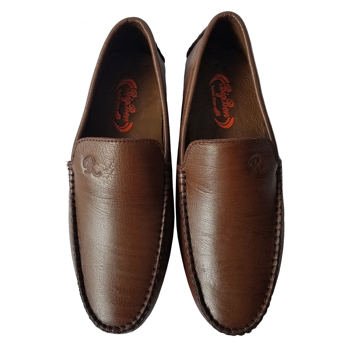 Giày Mọi Nam Da Bò Thật BIGGBEN Cao Cấp GM273