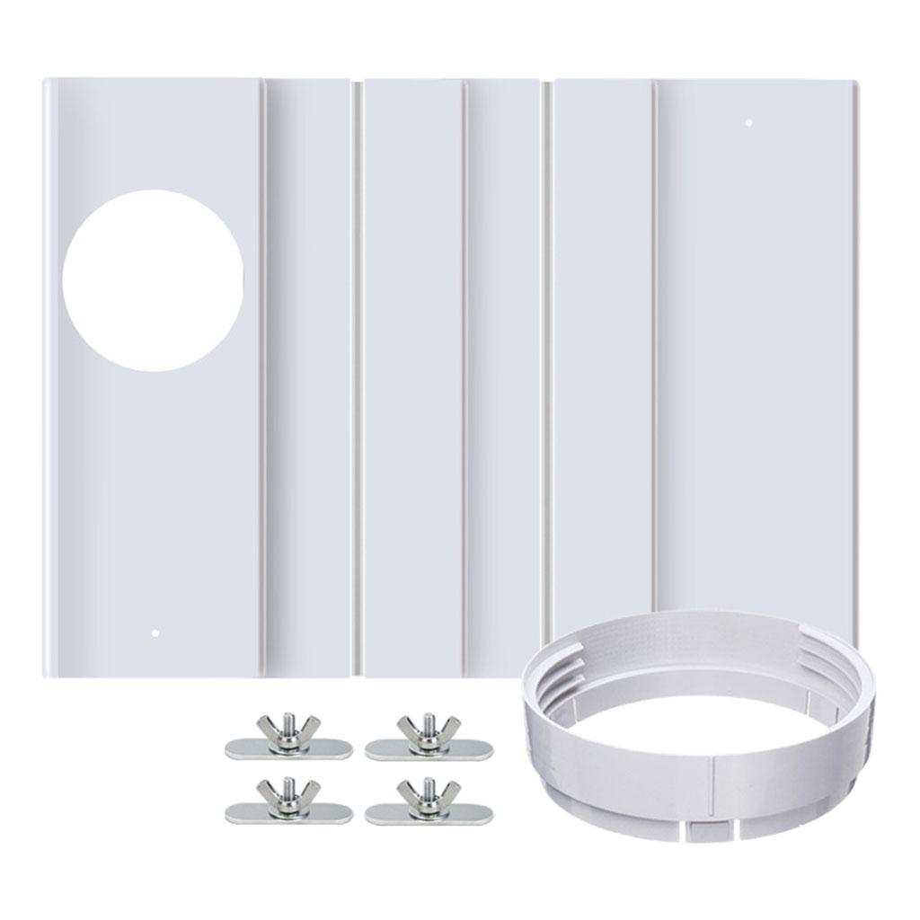 5pcs/set Universal Window Seal Kit Air Conditioner Exhaust Hose 5.9in Dia.