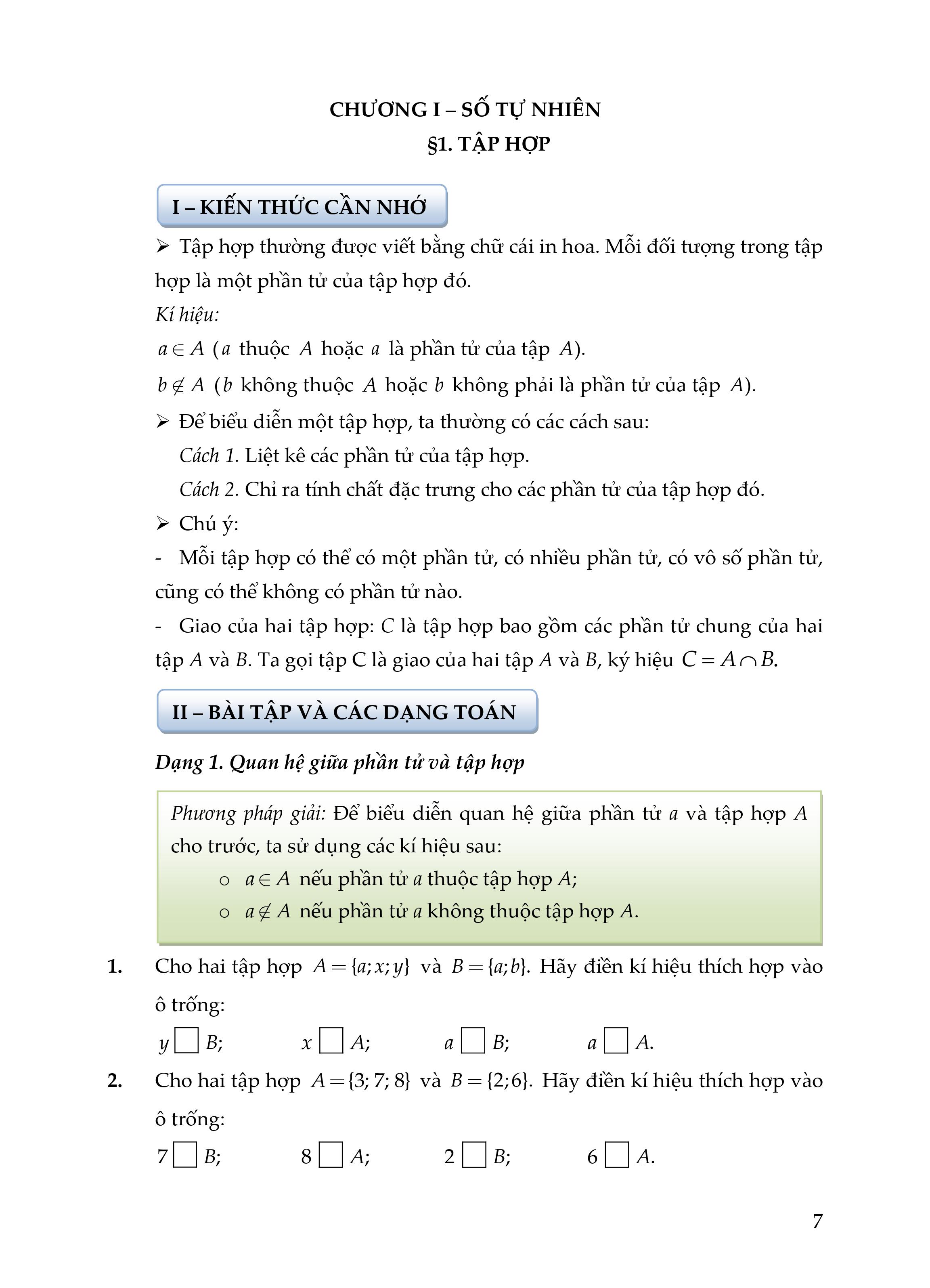Ôn luyện Cơ bản và Nâng cao Toán 6