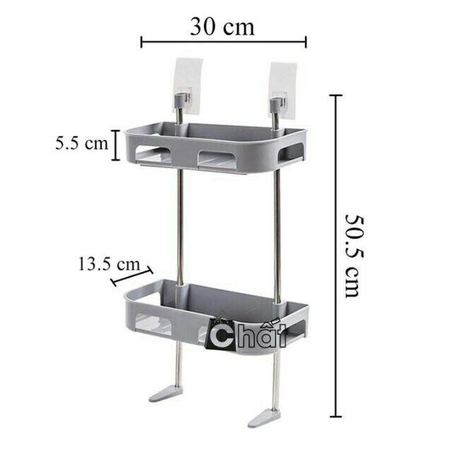 Kệ Để Nhà Tắm 2 Tầng, 3 Tầng TABI HOME Đặt Trên Toilet, Tiết Kiệm Không Gian Nhà Tắm