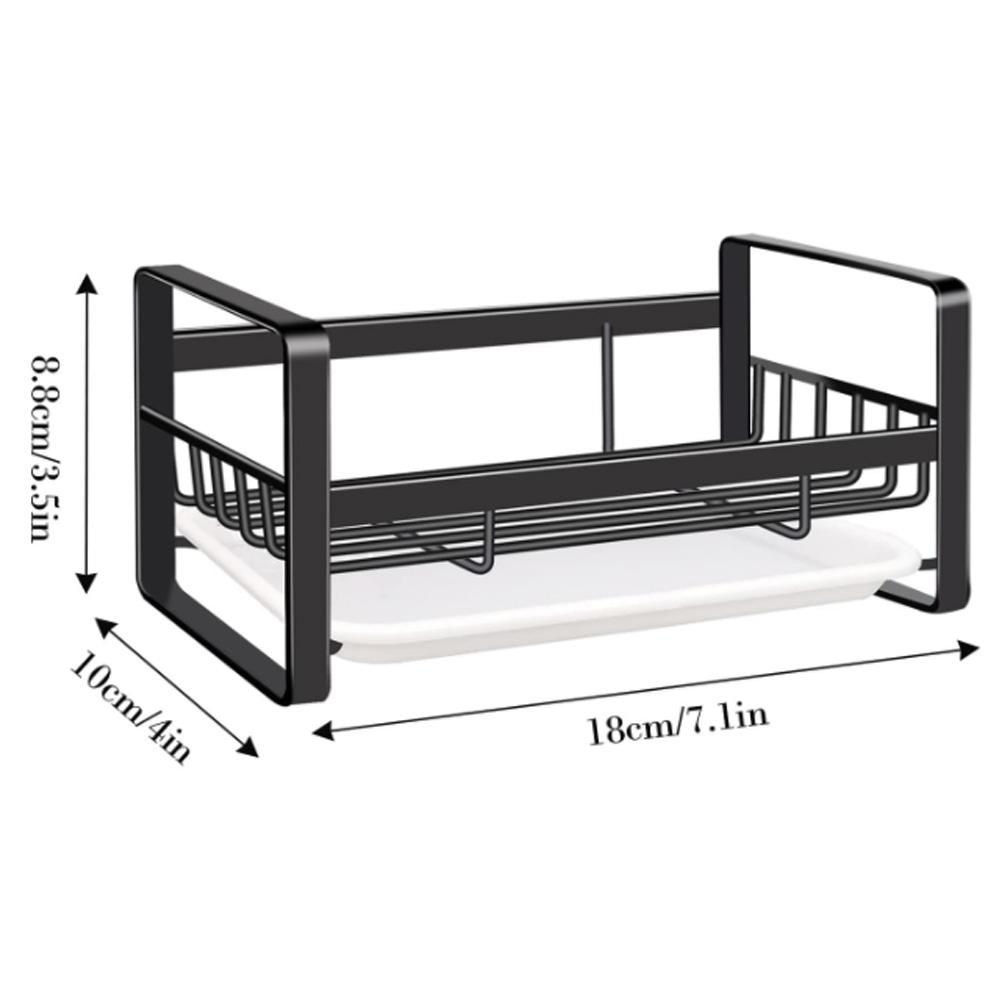 Kim Loại Tản Caddy Bọt Biển Giá Đỡ Chậu Rửa Hộp Bảo Quản Nước Rửa Chén Nước Xả Vải Điện Giá Điện Bếp Nhà Tổ Chức Phụ Kiện