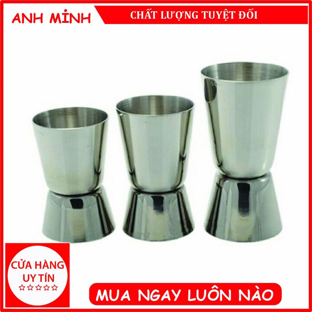 Ly đong Zigger bằng inox dùng cho làm Cocktail (20/30ml, 20/40ml, 25/50ml)