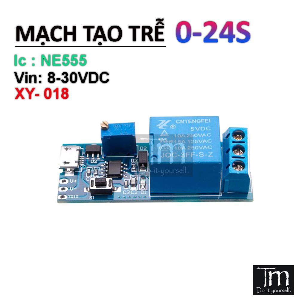 Mạch Kích Tạo Trễ 0-24S NE555 (XY-018)