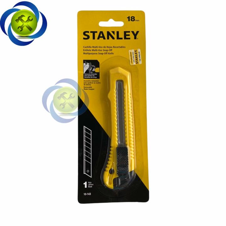 Dao rọc giấy Stanley 10-143 kèm 1 lưỡi bảng rộng 18mm