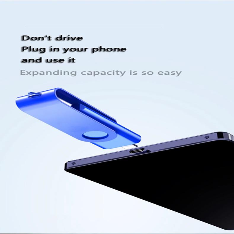 Portable OTG USB 2TB Flash Drive Type C / Micro Pen Drive 2TB USB Stick 3.0 Pendrive 2TB U Disk For PC Laptop Mobile Phone