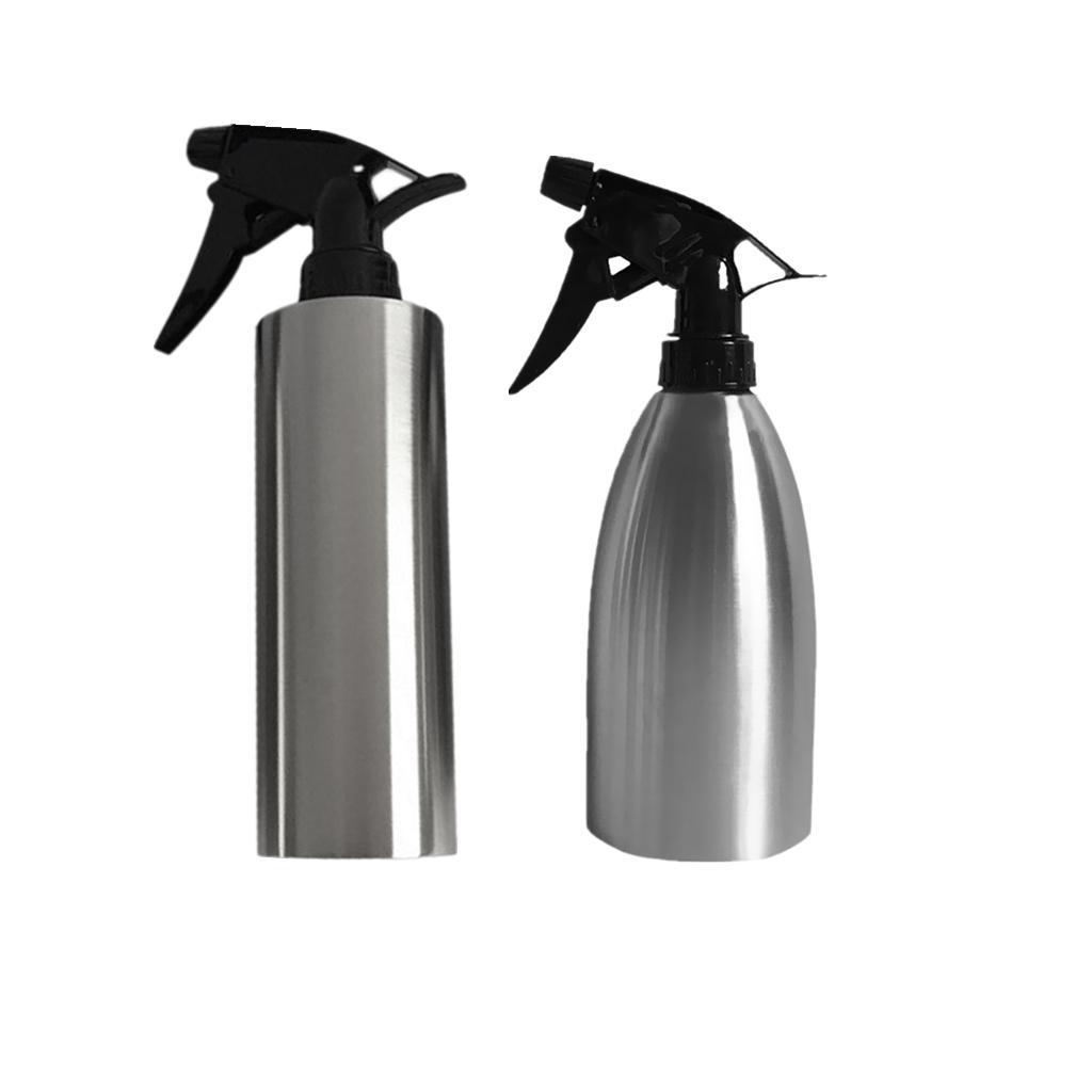 2Pcs/set Stainless Steel Spray Bottle Blow Can Plant Flower Water Sprayer