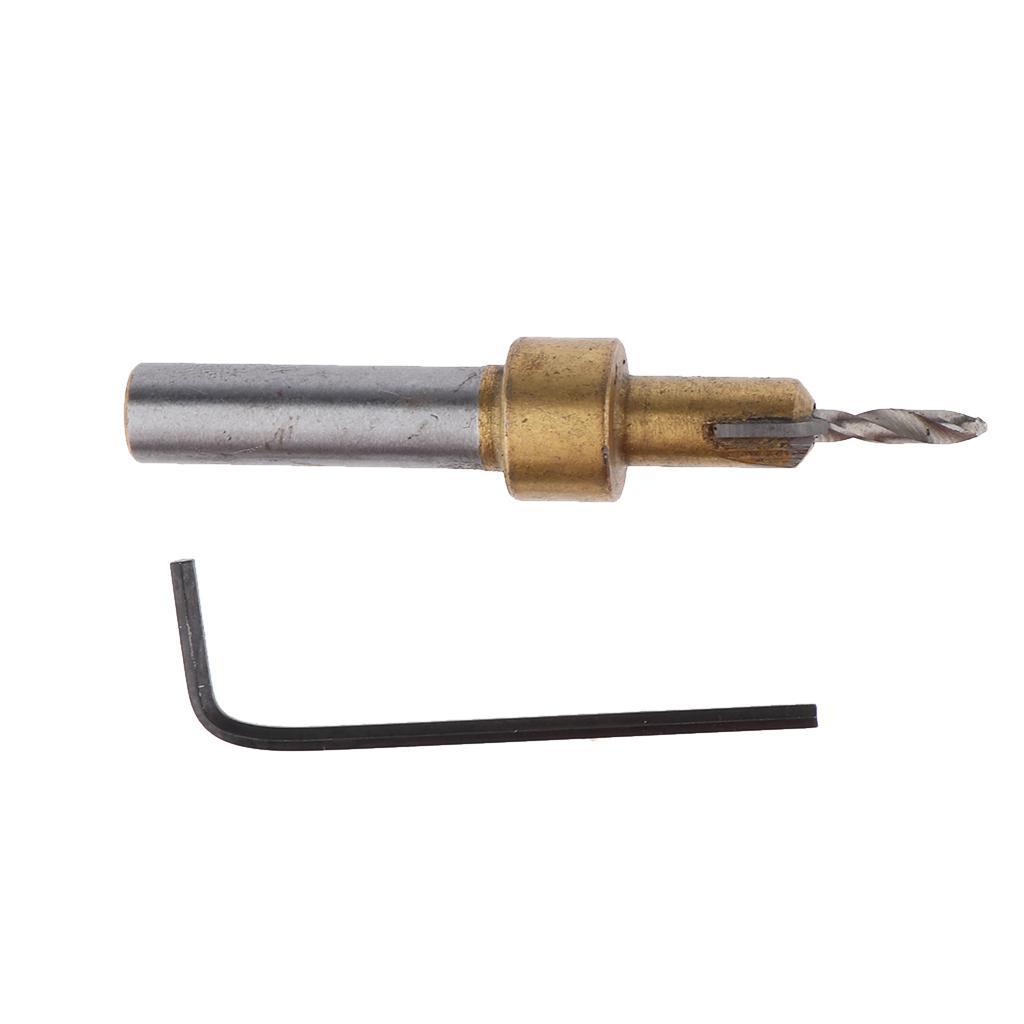 8mm  High- Countersink Drill Bit with  Key  DIY, 7 Sizes