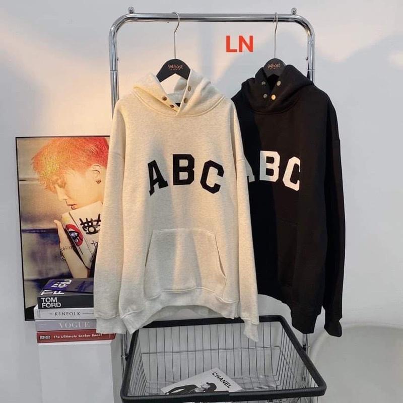 Áo hoodie ABC chữ to TH6