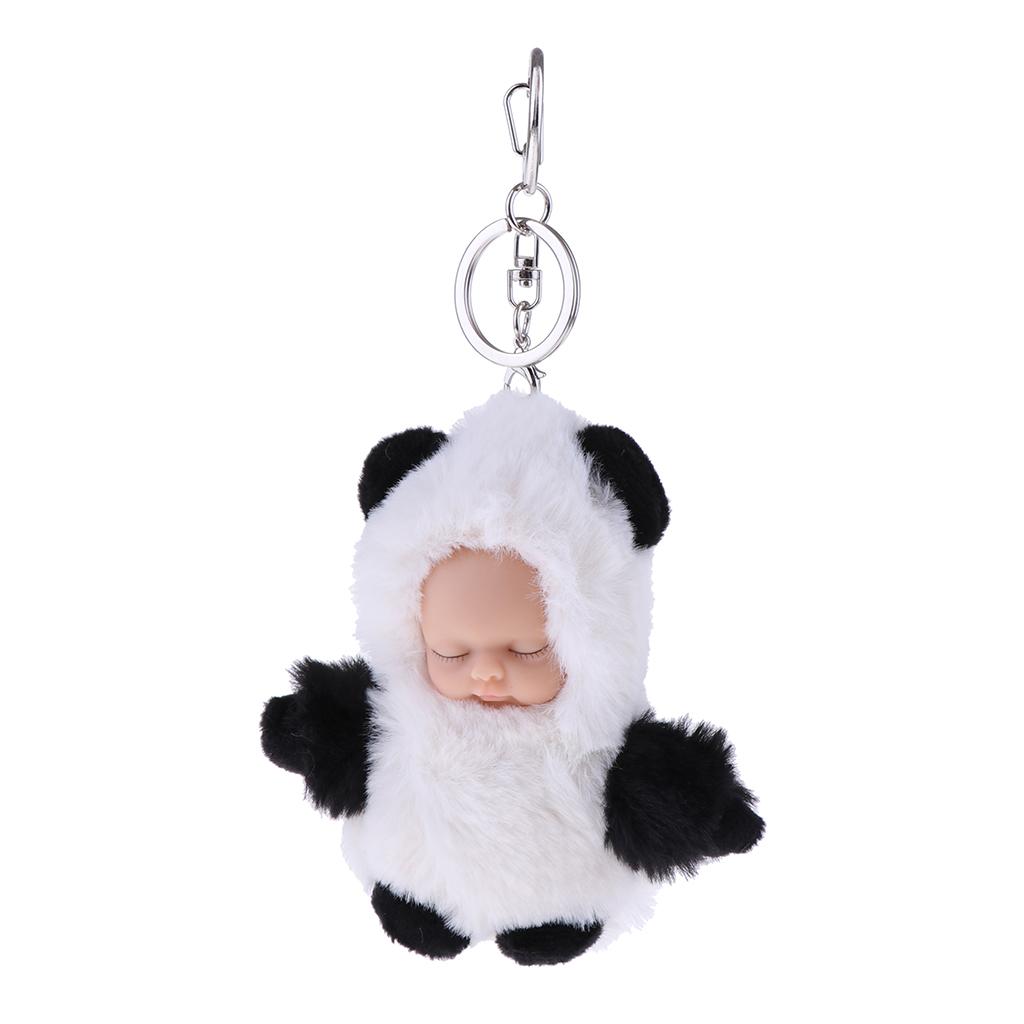 Cute Sleeping Baby Doll Key Chain Keyring Bags Car Charm Pendant