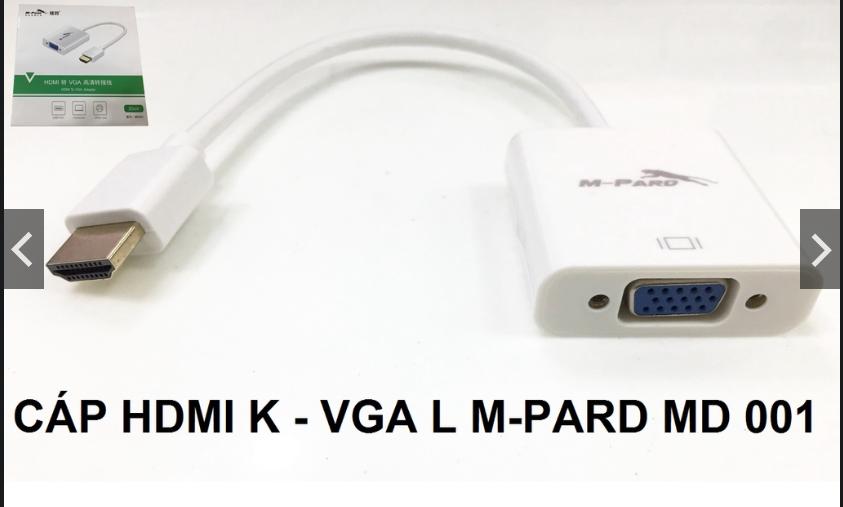 Cáp HDMI K- VGA L M-PARD MD 001