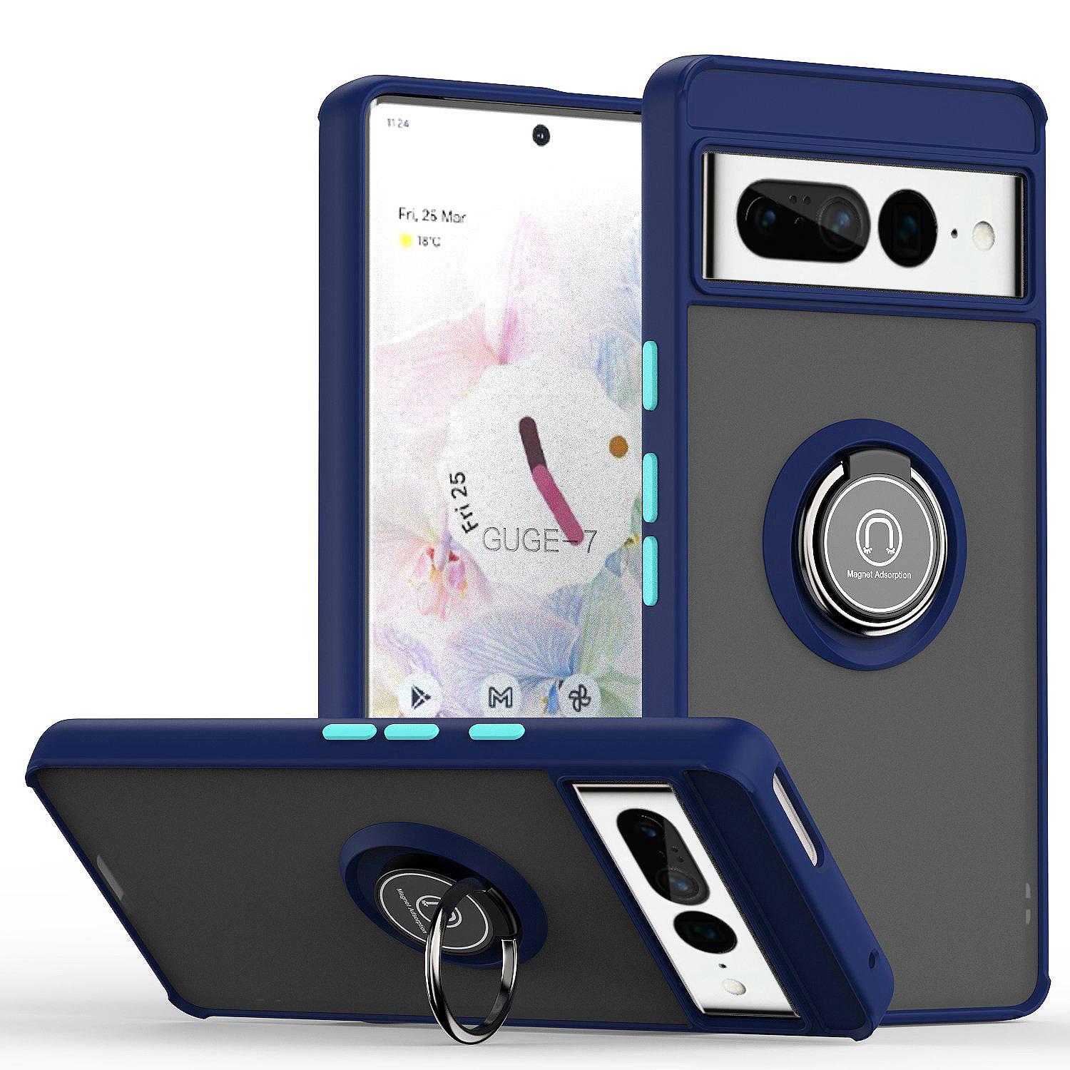 Giao hàng nhanh Qiying thế hệ 1 phù hợp với vỏ điện thoại di động có cảm giác da mờ Google Pixel 7 Giá đỡ hút từ tính GOO Pixel 6Pro
