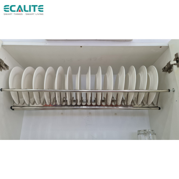 Kệ chén cố định tủ trên V Ecalite EL-BV80H - Ngang 80cm - 2 tầng - Hàng chính hãng