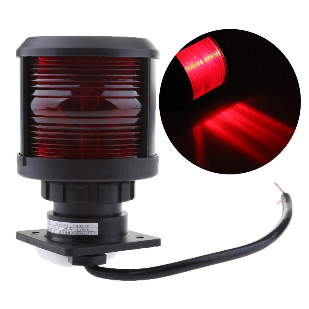 Marine Boat Yacht Masthead/Stern/Anchor LED Light Red One