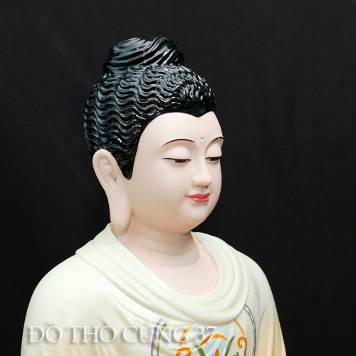 TƯỢNG PHẬT THÍCH CA ĐÁ VÀNG CAO CẤP - HÀNG NHẬP KHẨU