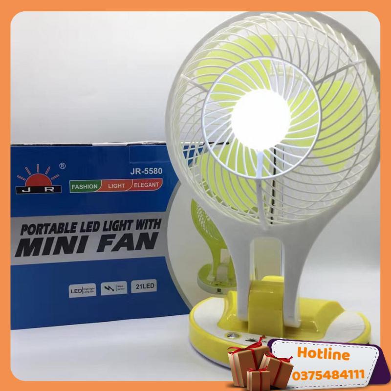 Quạt Mini Tích Điện - Mini Fan Di Động Tiện Lợi (Màu Ngẫu Nhiên) - Hàng Loại 1