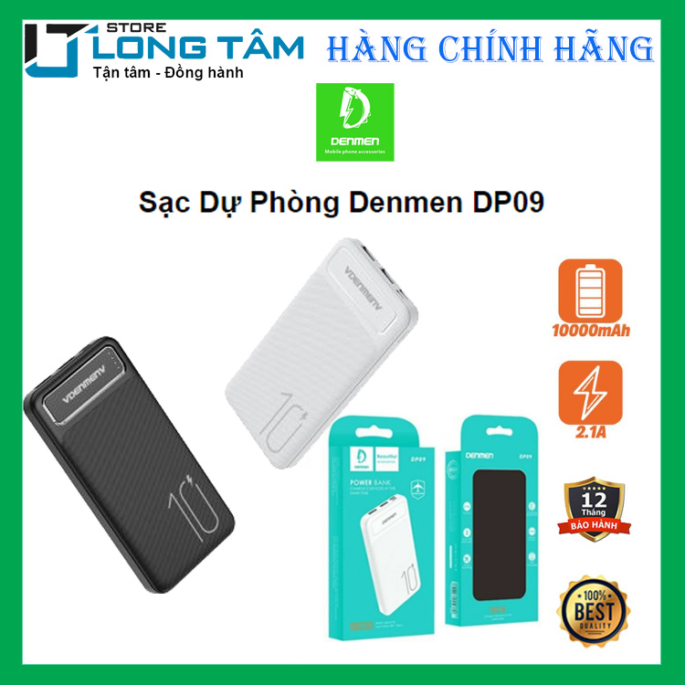 Sạc Dự Phòng Denmen DP09 - Hàng chính hãng